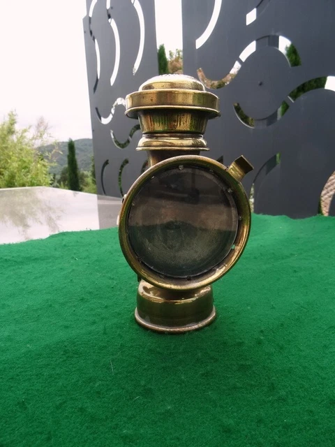 Ancienne Lampe De Vélo à Acétylène FMC – Cyclisme Vintage – à Restaurer