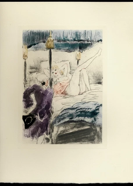 Estampe Originale Louis ICART - Eau-forte En Couleurs 1935 - Tirage 1/440 Sur Vélin De Rives - Rare