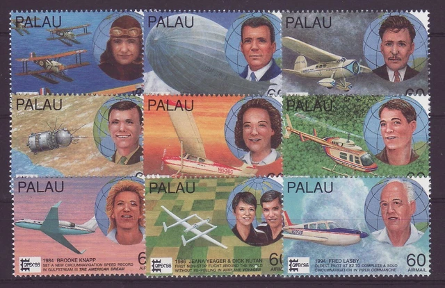Palau Luftfahrt Satz postfrisch ** MNH H303