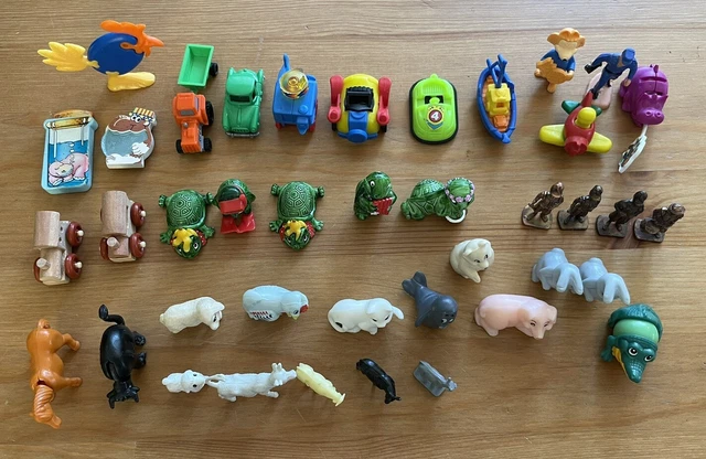 40 KINDER EGG Toys Ferrero Miniature Figures Animals Vehicles 90s