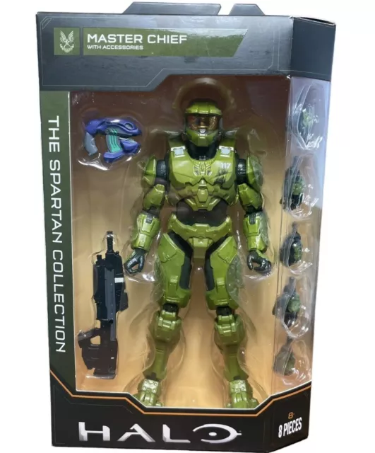 HALO THE SPARTAN Collection Master Chief Action Figure W/ ACCESSORIES ...