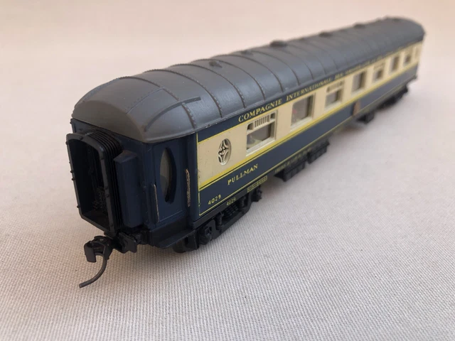 Voiture CIWL Pullman Pocher HO - Éclairage 1ère Classe - Époque 3 Vintage