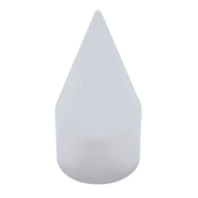 Chrome Plastic 1 1/2" X 4" Spike Push-On Nut Cover