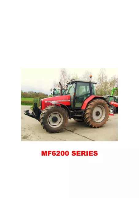 Massey Ferguson Mf 6200 Series -workshop Manual - Repair Manual, Paper