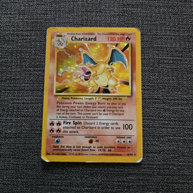 Pokemon Base Set Charizard 4 102 Psa FOR SALE! - PicClick UK