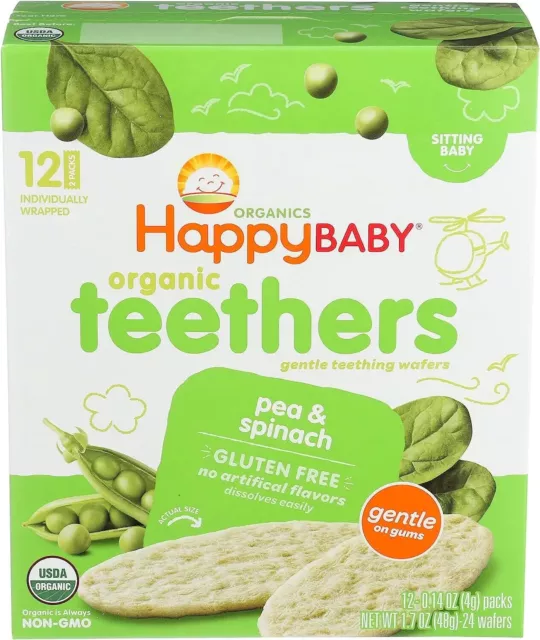 Happy Family Organic Stage 1 Baby FoodOrganic Stage 1 Baby Food48g Free Shipping