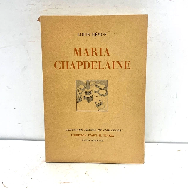 EDITION LIMITÉE PAPIER Anam - Maria CHAPDELAINE - ILLUSTRÉ - Louis ...