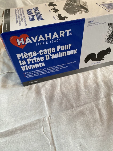 One (1) Havavart Small 2-Door Animal Trap - Silver (1025) 17"x5"x5".