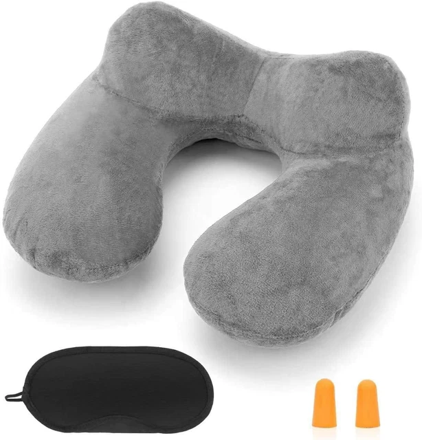 HITSZS Inflatable Travel Pillow for Airplane Inflatable Neck Pillow for Travelin