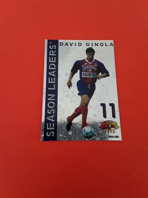 Carte Panini David Ginola - PSG 1995-96 - Super Stars SL11 - Collection