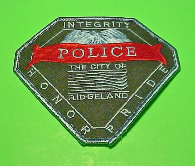 Ridgeland  Mississippi  Honor / Pride / Integrity Police Patch  Free Shipping!!!