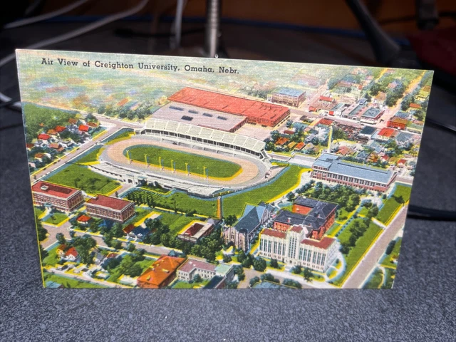 Aerial View Of Creighton University Omaha Nebraska Postcard￼