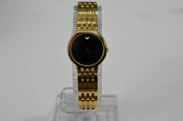 Orologio Movado Esperanza Medium Donna YG IP SS Quadrante Nero 0606069