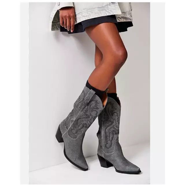 Free People Jeffrey Campbell Dagget Western Boot 8 NEW