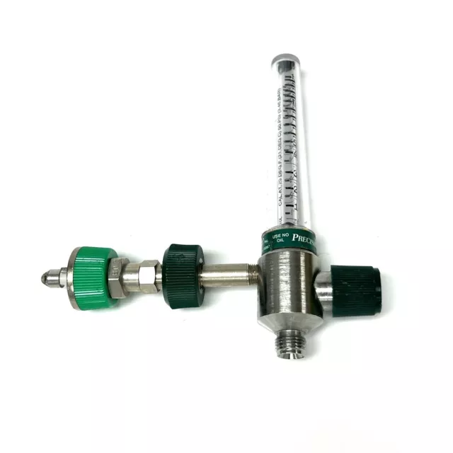 Precision Medical/Ohio, O2 Flowmeter, Model 1MFA, Male Connector