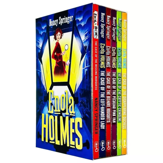 An Enola Holmes Mystery Series 6 Books Collection Set by Nancy Springer NEW Pack