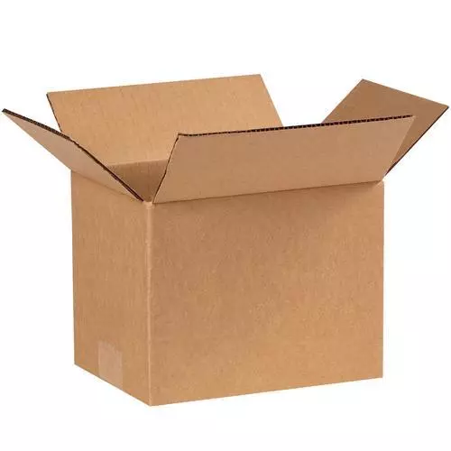 8x6x6" Corrugated Boxes for Shipping, Packing, Moving Supplies, 25 Total