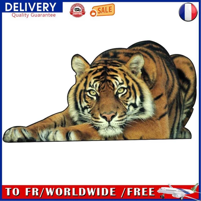 3D Animal PVC Car Sticker Decal Auto Body Decoration Accessories (Tiger)