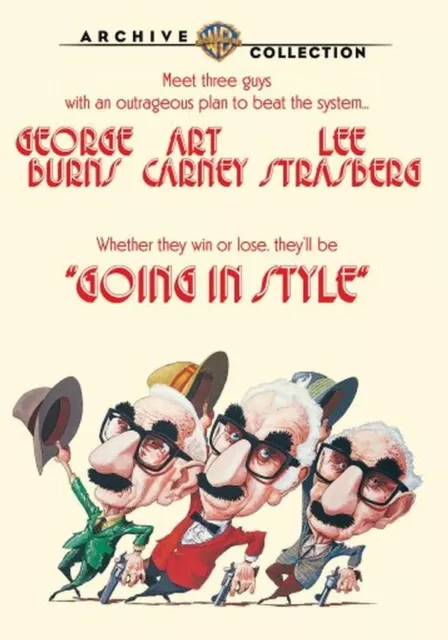 Going in Style DVD (1979) George Burns, Art Carney, Lee Strasberg, Martin Brest