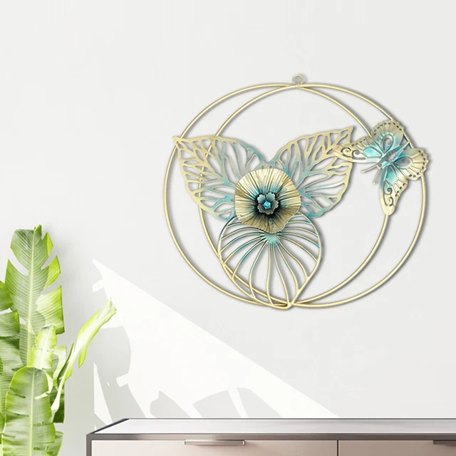 Decoración de pared elegante mano de obra fina estilo americano decoración colgante de pared portátil