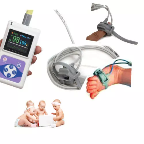 Infant Hand-held Pulse Oximeter with USB port Software,for Pediatric,Neonatal,CE