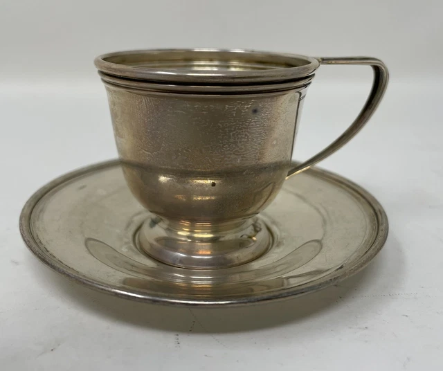GORHAM STERLING SILVER DEMITASSE CUP HOLDER (no liner) Model 8209