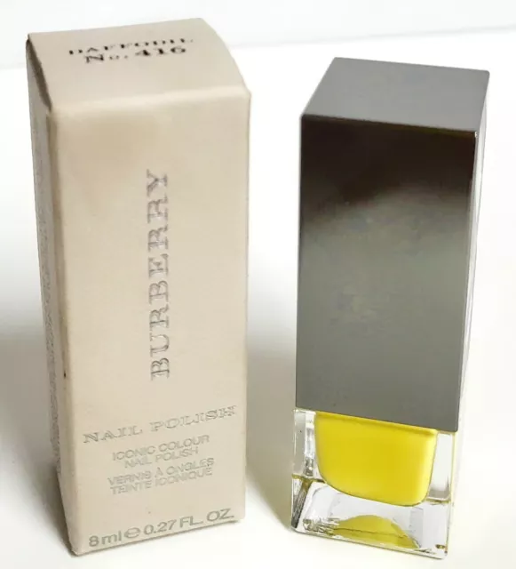 Burberry Beauty Iconic Colour Nail Polish Daffodil Yellow High Gloss New in Box