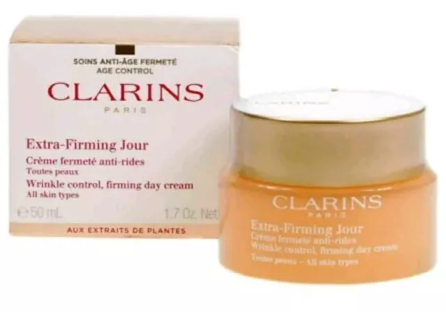 Clarins Extra Straffende Jour Faltenkontrolle Straffende Tagescreme Für Alle Haut 50 Ml