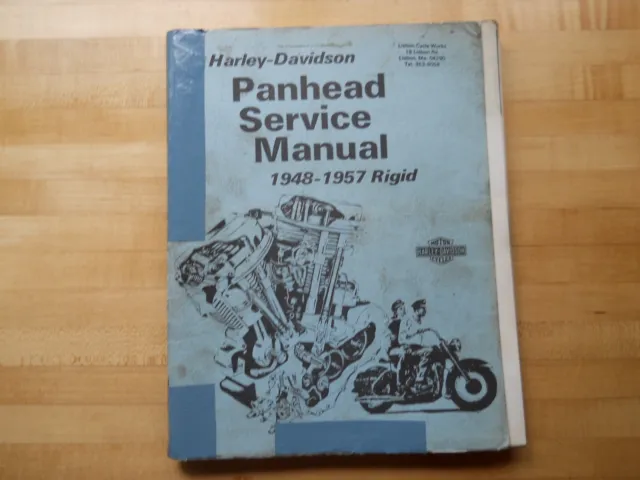 Harley-Davidson 1948-1957 Rigid Panhead Service Manual