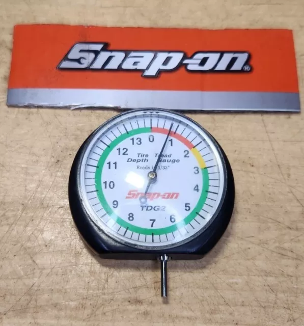 Snap On TDG2 Dial Type Tire Tread Depth Gauge