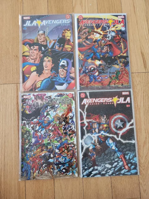 JLA Avengers 2003 Marvel DC Comics Complete Set 1-4 Kurt Busiek George Perez