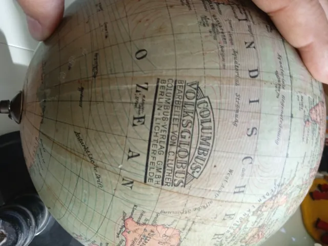 Antique Globe Paul Oestergaard-Berlín ca.1910. See photos