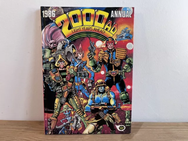 Vintage 2000 AD Annual 1986 Comic Book Hardback Hardcover