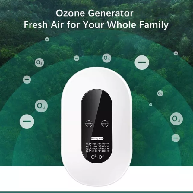 hOme Ozone Générateur 220V Purificateur Air Désinfecte À Enlever Formaldéhyde
