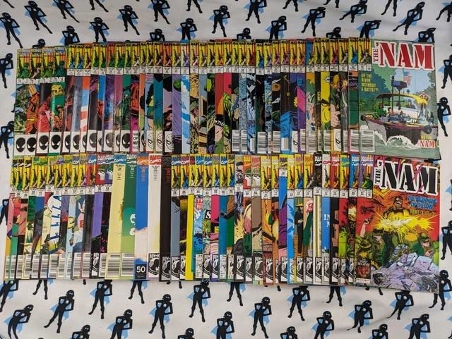The ‘Nam (1986) #1-81 Set Vf/Nm! Groundbreaking Near Complete Marvel Series!