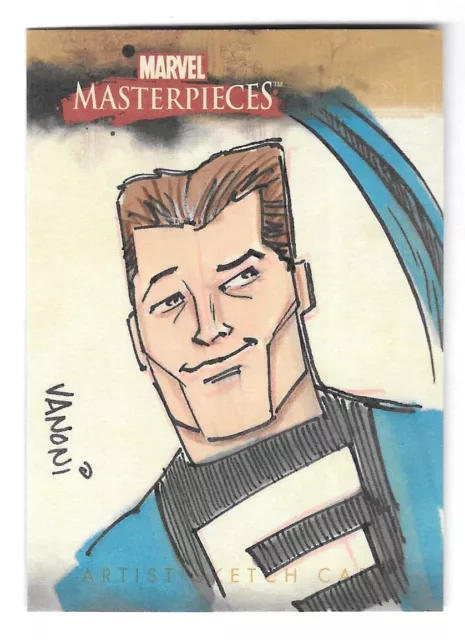 2008 SkyBox Marvel Masterpieces Artist Sketch Card Hand Drawn Rare Mr. Fantastic