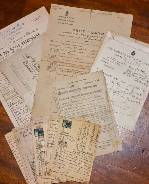 Documenti Militari  Cartoline Militari Lotto