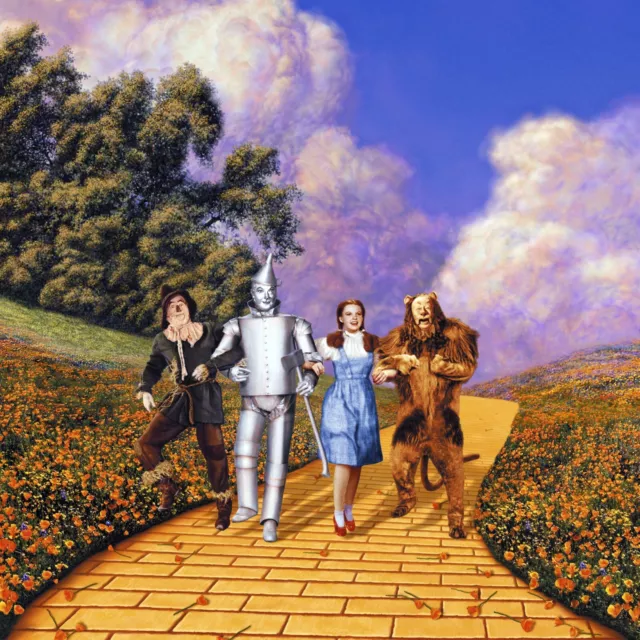 New The Wizard Of Oz Movie Poster Premium Wall Art Print Size A5-A1