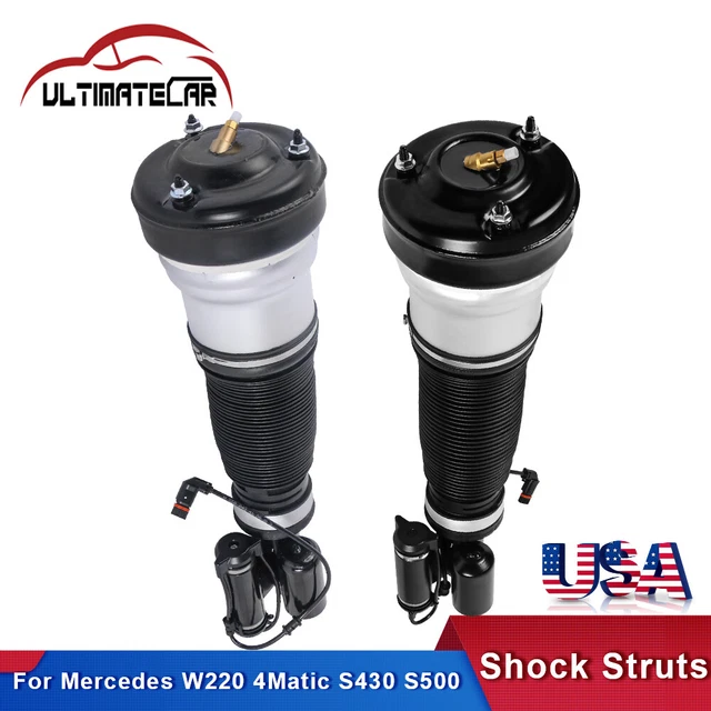 Set 2  Front Air Suspension Shocks Struts 2003-2006 For Mercedes W220 S430 S500