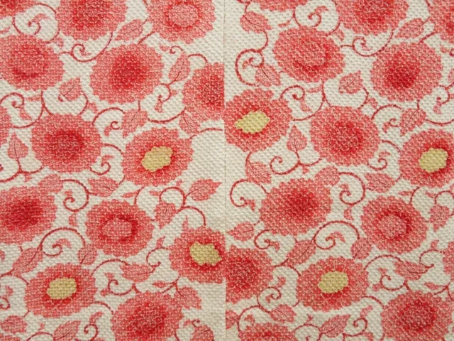 2909T09z620 Vintage Japanese Kimono Silk SHIBORI HAORI Chrysanthemum 3