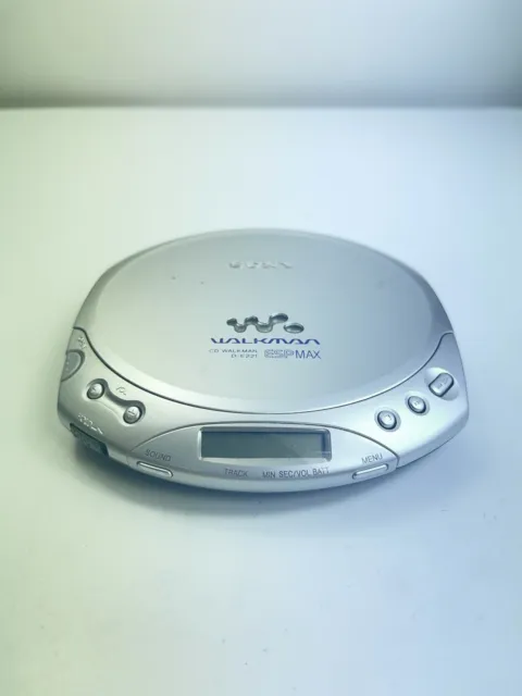 Sony Discman  D-E221 CD Walkman CD Player Silver. All Working. Collectible. 2