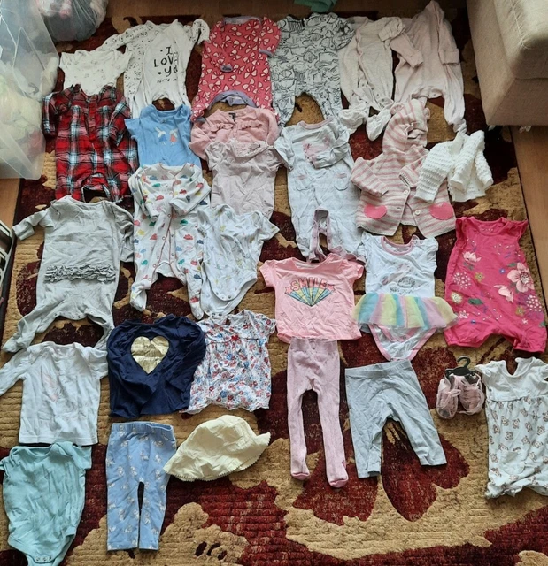 Baby Girls 3_6 months  Clothes Bundle 19 Items,pep& co,next,nutmeg,baby Gap,m&s,
