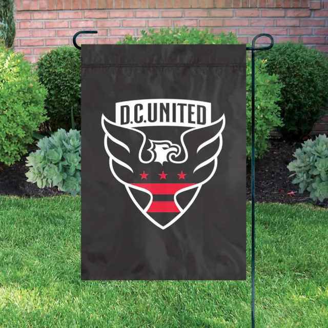 12 x18 D.C. United Garden Flag MLS Soccer Premium Embroidered Heavy Duty