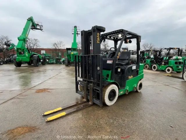 2016 Yale GTP050LX 5,000 lbs Class Warehouse Forklift Lift Truck PSI bidadoo