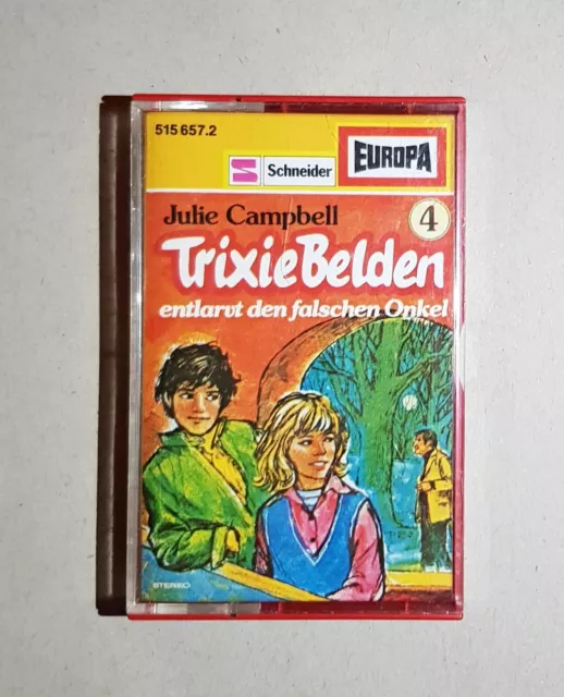 Europa Trixie Belden entlarvt den falschen Onkel Folge 4 schwarz/gelbe MC 1973
