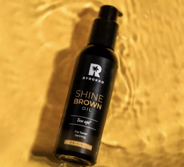 BYROKKO Shine Brown Creme Oil Tan Beschleunigender Premium SUMMER 190ml