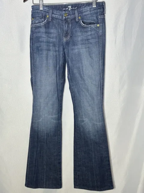 7 For All Mankind Womens Jeans Size 28 Blue Medium Wash Denim Boot Cut Pants