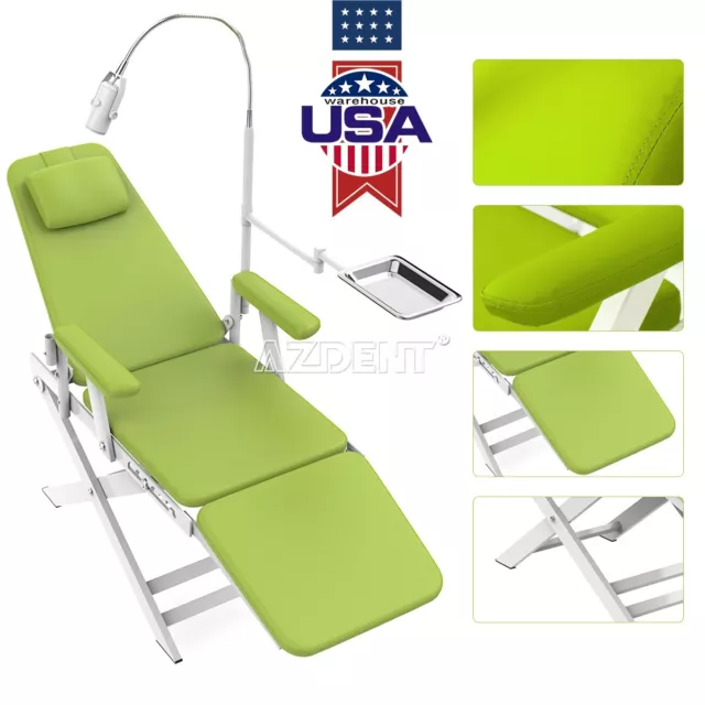 Dental Portable Chair Mobile Dental Folding Chair With LED Cold Light Sets