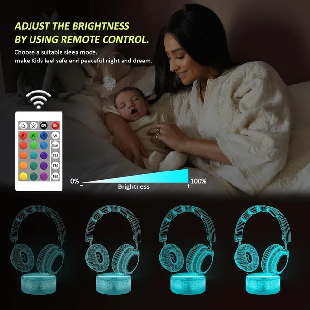 SOLAR SYSTEM 3D Night Light,Universe Space Illusion Lamp,16 Colours Changing LED £15.37