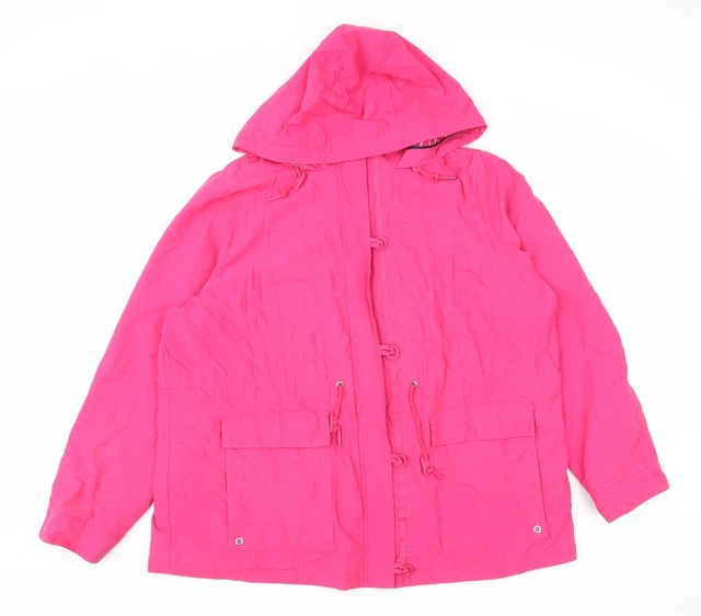 Cappotto antipioggia rosa Marks and Spencer taglia 20 cerniera